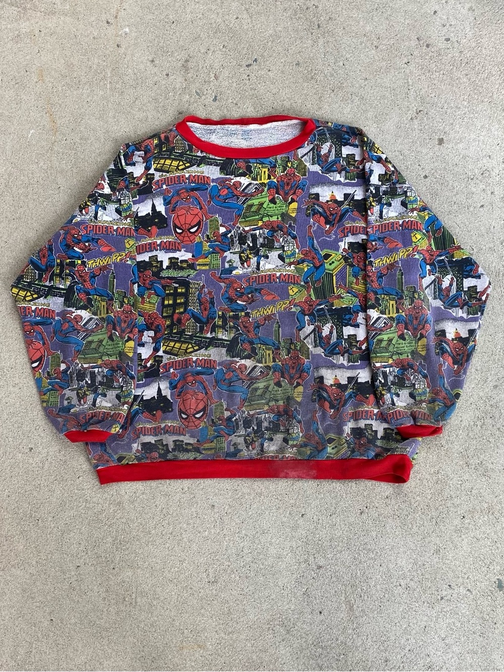 Vintage 1991 Marvel Spider-Man Marvel Sweatshirt